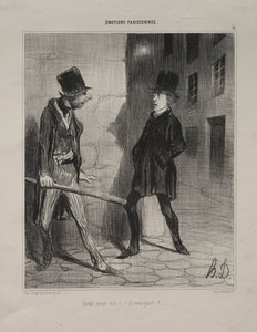 Hva er klokka? av Honoré Daumier