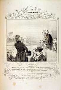 illustrasjoner om ideer og legender Philipon under tittelen Les Cent og Robert Macaire av Honoré Daumier