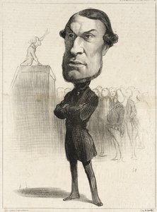 Achille Fould av Honoré Daumier