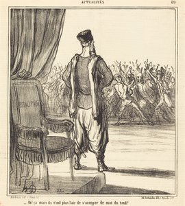 Ah! at... de ser ikke ut til å bry seg om meg lenger av Honoré Daumier