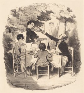 Ah! det er ferskt... men ikke sant, gutt... av Honoré Daumier