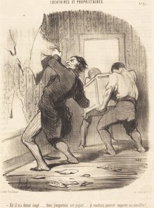 Akk! Han har sagt meg opp... av Honoré Daumier