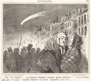Ah!... kometene... av Honoré Daumier