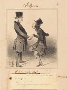 Kom igjen! Min unge venn, et godt håndtrykk... av Honoré Daumier