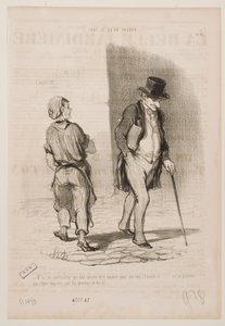 Enda en som i år må bekymre seg for nesen sin... av Honoré Daumier