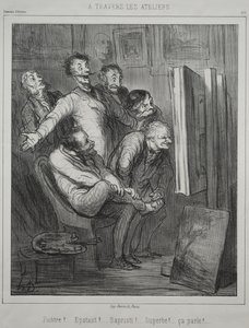 Gjennom studioene av Honoré Daumier