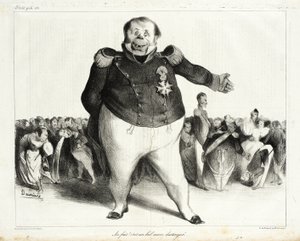 Sannelig! Dette er et ganske fornemt ball! av Honoré Daumier