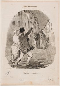 Pokker! Det er fullt! av Honoré Daumier
