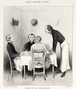Gulrot fra restauranten av Honoré Daumier