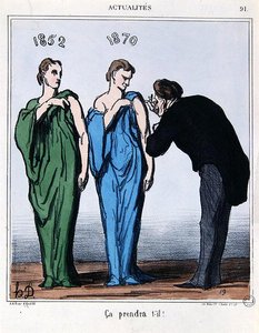 Tegneserie om folkeavstemningen 8. mai 1870, fra 