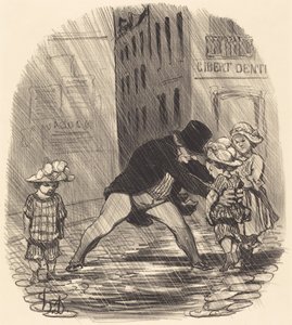 Det er dumt å ha om vinteren... av Honoré Daumier