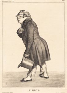 Grev de Kératry av Honoré Daumier