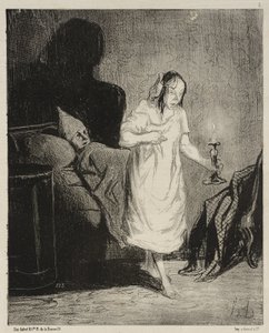 Si meg, Bichette ... hva tenker du på ... av Honoré Daumier