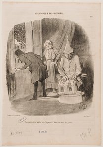 Ulempe ved å legge boligen ut til leie i januar av Honoré Daumier