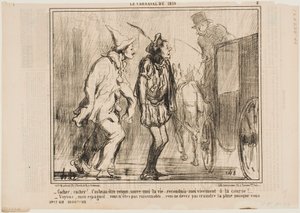 Kusk, kusk, du kan ikke avvise meg av Honoré Daumier