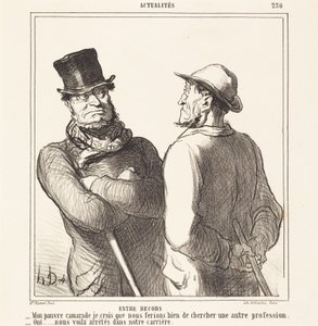 Mellom minner av Honoré Daumier