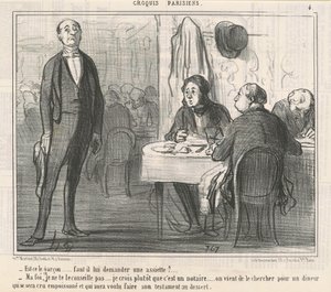 Er det gutten? av Honoré Daumier