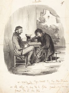 Tidligere medlemmer av det tidligere Selskapet for den tidligere Tiende desember av Honoré Daumier