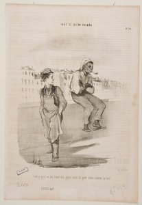 Han må virkelig ha røyket mange piper... av Honoré Daumier