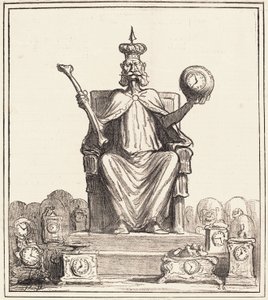 Honore Daumier, "" Etterfølger av Charlemagne"" av Honoré Daumier