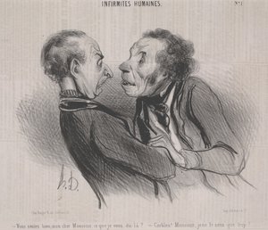 Menneskelige svakheter, nei. 1 av Honoré Daumier