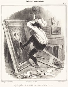 Utakknemlige fedreland, du skal ikke få mitt verk!... av Honoré Daumier