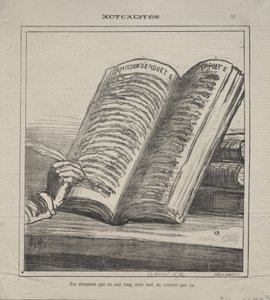 Aktualiteter (nr. 77): Ikke bli forbauset over at den er lang og med mange rettelser av Honoré Daumier
