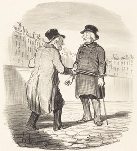 Jeg arresterer deg, dårlig emne... av Honoré Daumier