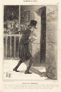 Skuespilleren fra Funambules av Honoré Daumier