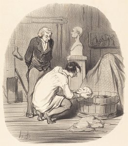 Kunstneren - det er det!... av Honoré Daumier