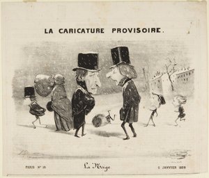 Snøen av Honoré Daumier