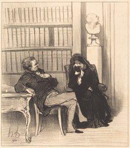 Enken av Honoré Daumier
