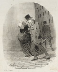 De gode borgerne (serie med trykk) av Honoré Daumier