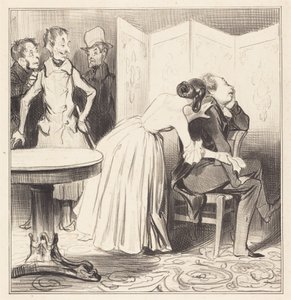Chevalier des Adrets er elskeren... av Honoré Daumier