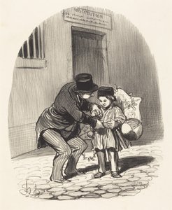 Utgangsdagen av Honoré Daumier