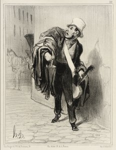 Kleshandleren av Honoré Daumier