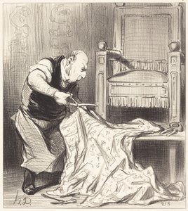 Den nye kronopetseren... av Honoré Daumier