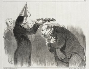 Den neste prisutdelingen ved Académie Française av Honoré Daumier