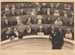 Den lovgivende magen av Honoré Daumier
