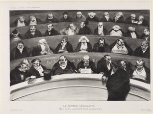 Den lovgivende magen av Honoré Daumier