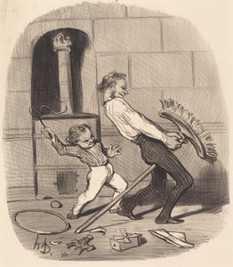 Ridetime, videregående av Honoré Daumier