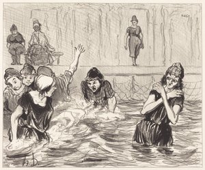 Vaskekvinnene av Honoré Daumier