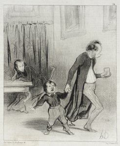 Blåstrømpene (serie med trykk) av Honoré Daumier