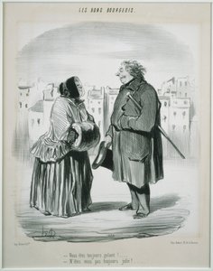Les Bons Bourgeois- Du er alltid galant! av Honoré Daumier