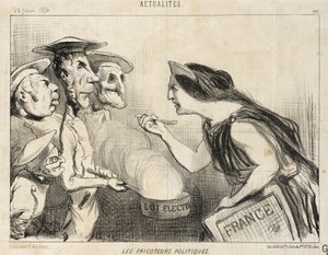 De politiske snylterne av Honoré Daumier