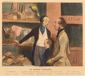 Velvillige tidsskrifter av Honoré Daumier
