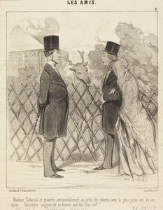 Madame Cabassol går en tur... av Honoré Daumier