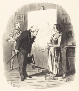 Madame, jeg har æren! av Honoré Daumier