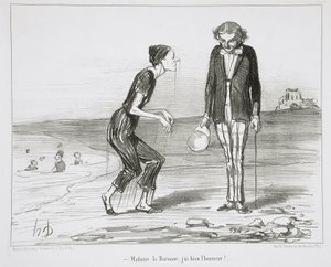 Madame la Baronne, jeg har den ære! av Honoré Daumier