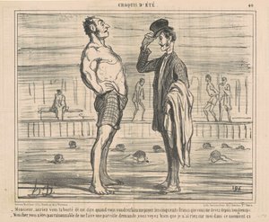 Sir, vil du være så snill å fortelle meg... av Honoré Daumier